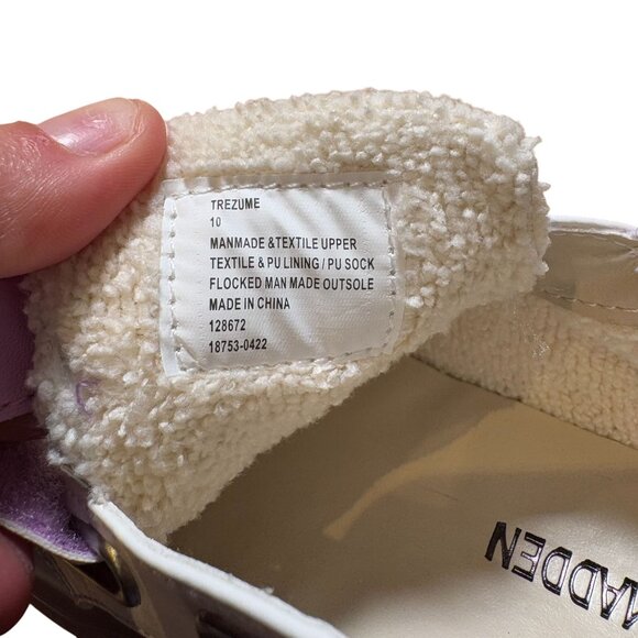 Steve Madden Toddler Girls Trezume Strap Sneakers Girls Size 10 Lilac Multi NIB! - Picture 9 of 9